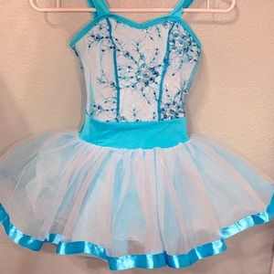 Blue ballet costume